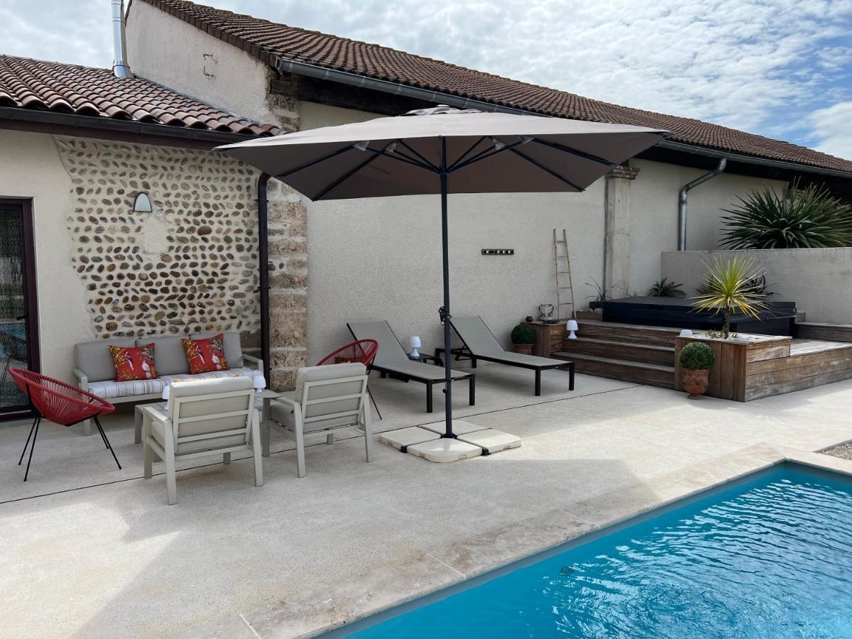 Villa Le Vieux Platane à Malissard Extérieur photo